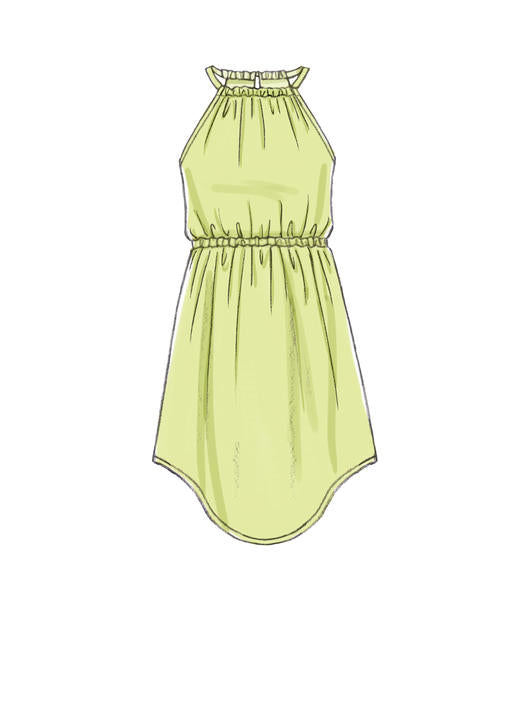 Patron McCall's n°7589 - Robe sans manches pour enfants