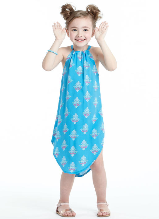 Patron McCall's n°7589 - Robe sans manches pour enfants