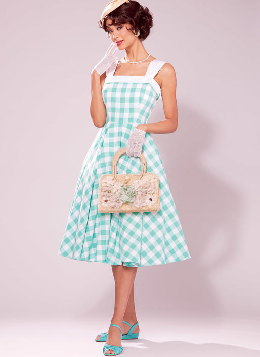 Patron McCall's n°7599 - Robe évasée vintage