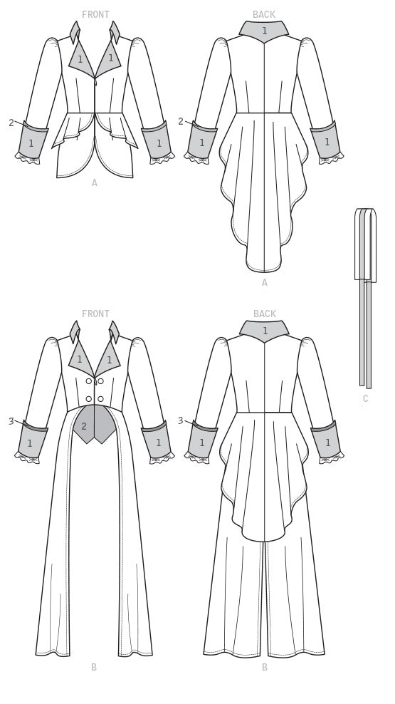 Patron McCall's n°7641 - Veste et manteau de costume pour femme