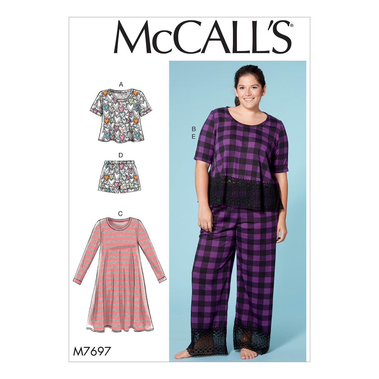 Patron McCall's n°7697 - Hauts, robe, short et pantalon pour femmes
