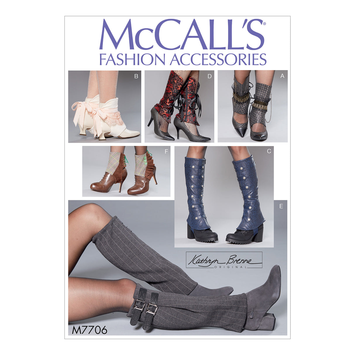 Patron McCall's n°7706 - Demi-guêtres pour femmes
