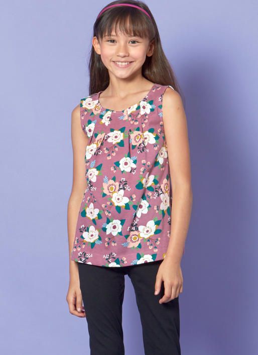 Patron McCall's n°7709 - Hauts, robes et leggings pour enfants
