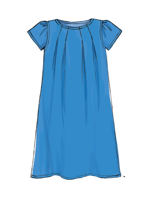 Patron McCall's n°7709 - Hauts, robes et leggings pour enfants