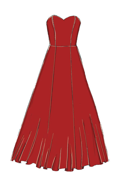 Patron McCall's n°7718 - Robes de soirée élégantes pour femmes