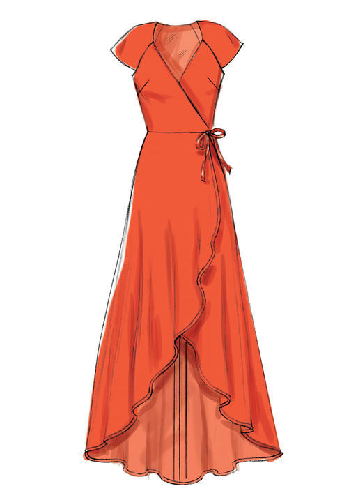 Patron McCall's n°7745 - Robes cache-cœur pour femmes