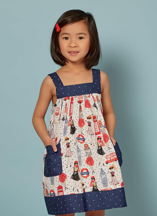 Patron McCall's n°7768 - Robes pour enfants