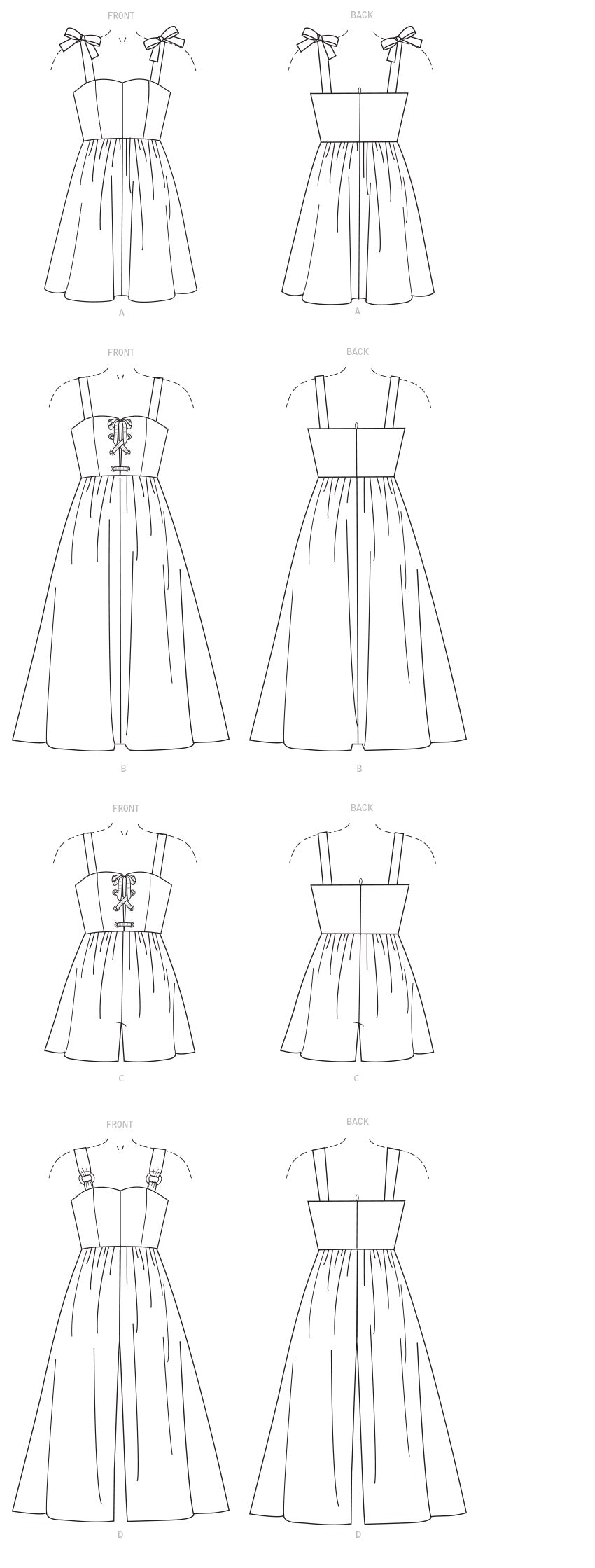Patron McCall's n°7778 - Robes, combinaisons et barboteuses pour femmes