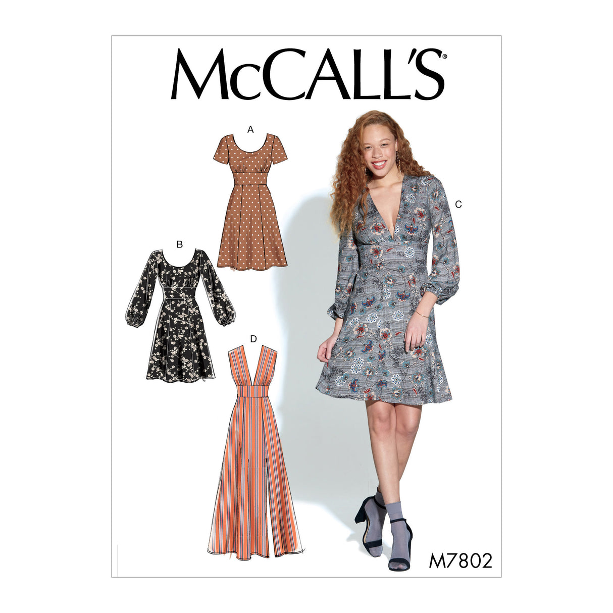 Patron McCall's n°7802 - Robes ajustées pour femmes