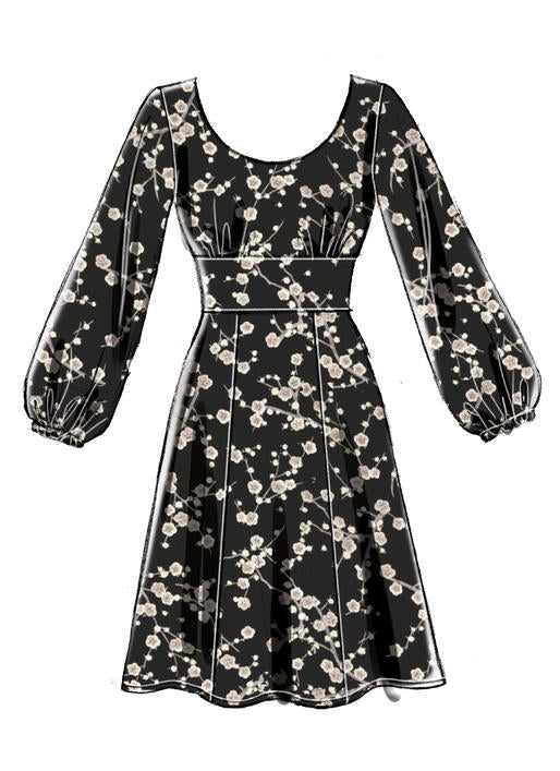 Patron McCall's n°7802 - Robes ajustées pour femmes
