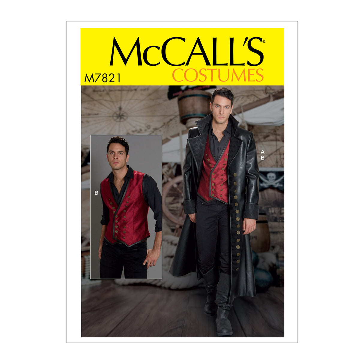 Patron McCall's n°7821 - Costume historique pour homme