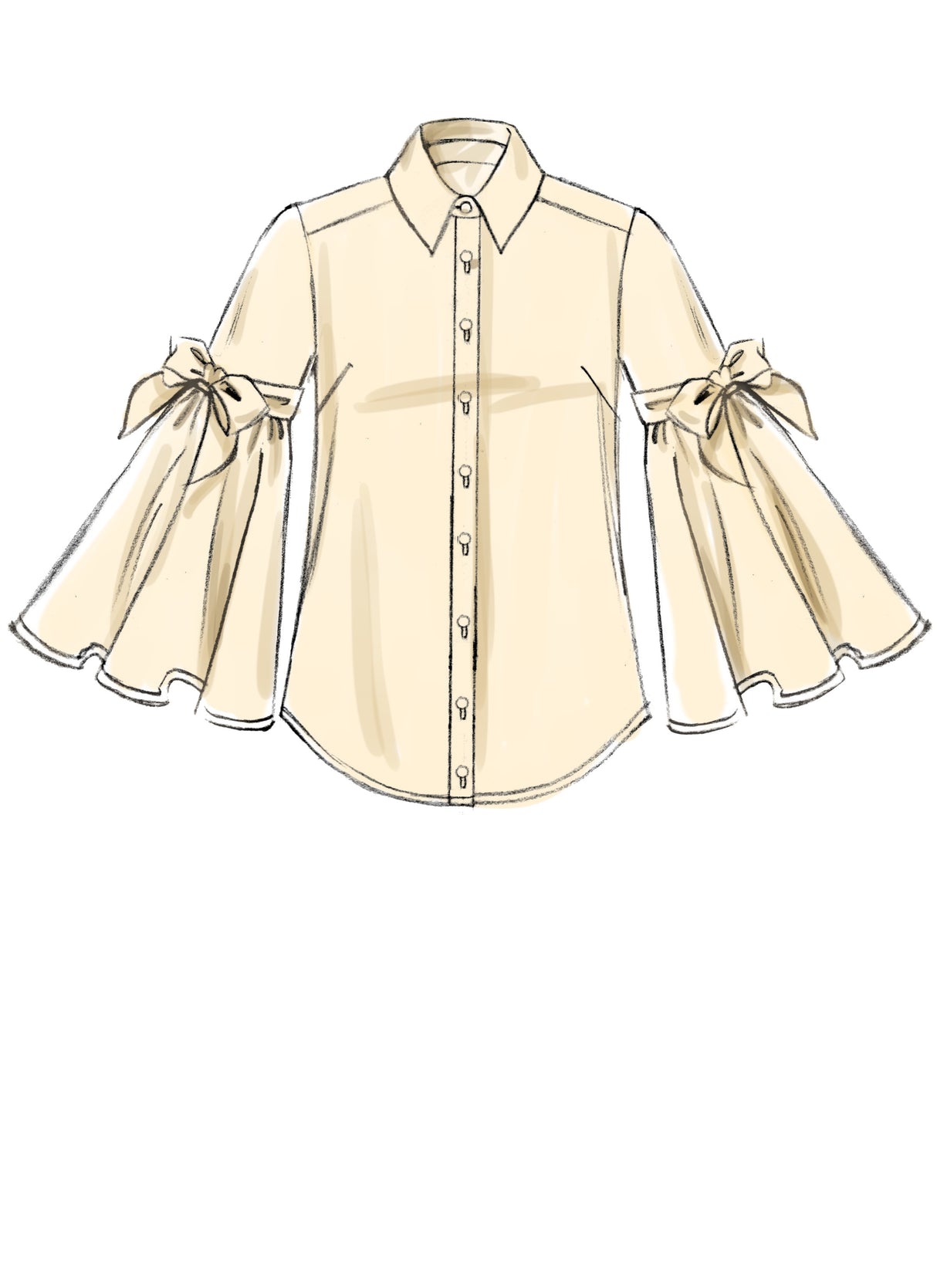 Patron McCall's n°7838 - Hauts amples pour femme