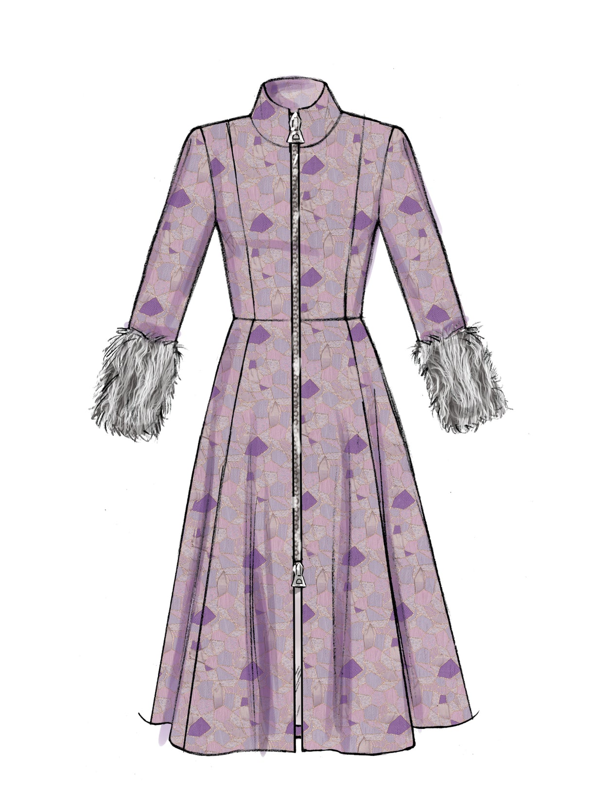 Patron McCall's n°7848 - Manteau ajusté pour femme