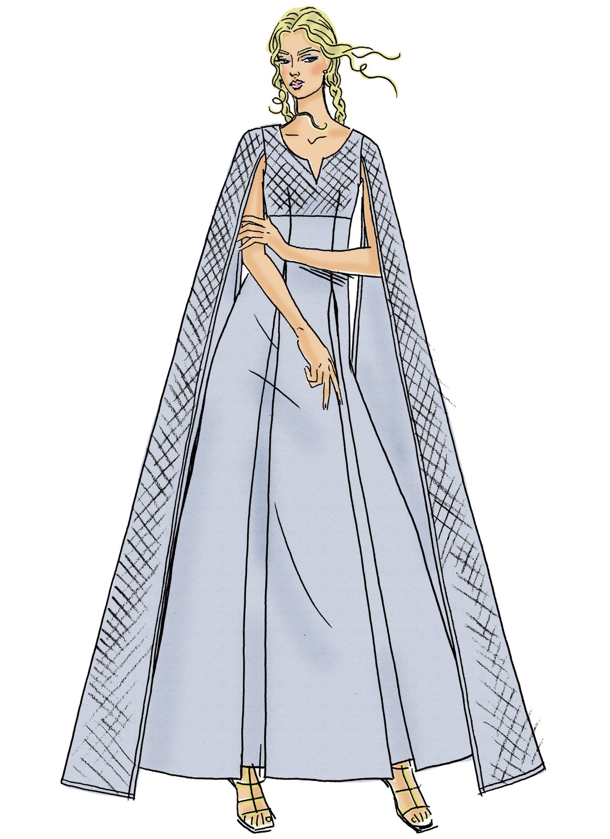 Patron McCall's n°7854 - Robe de déguisement pour femme