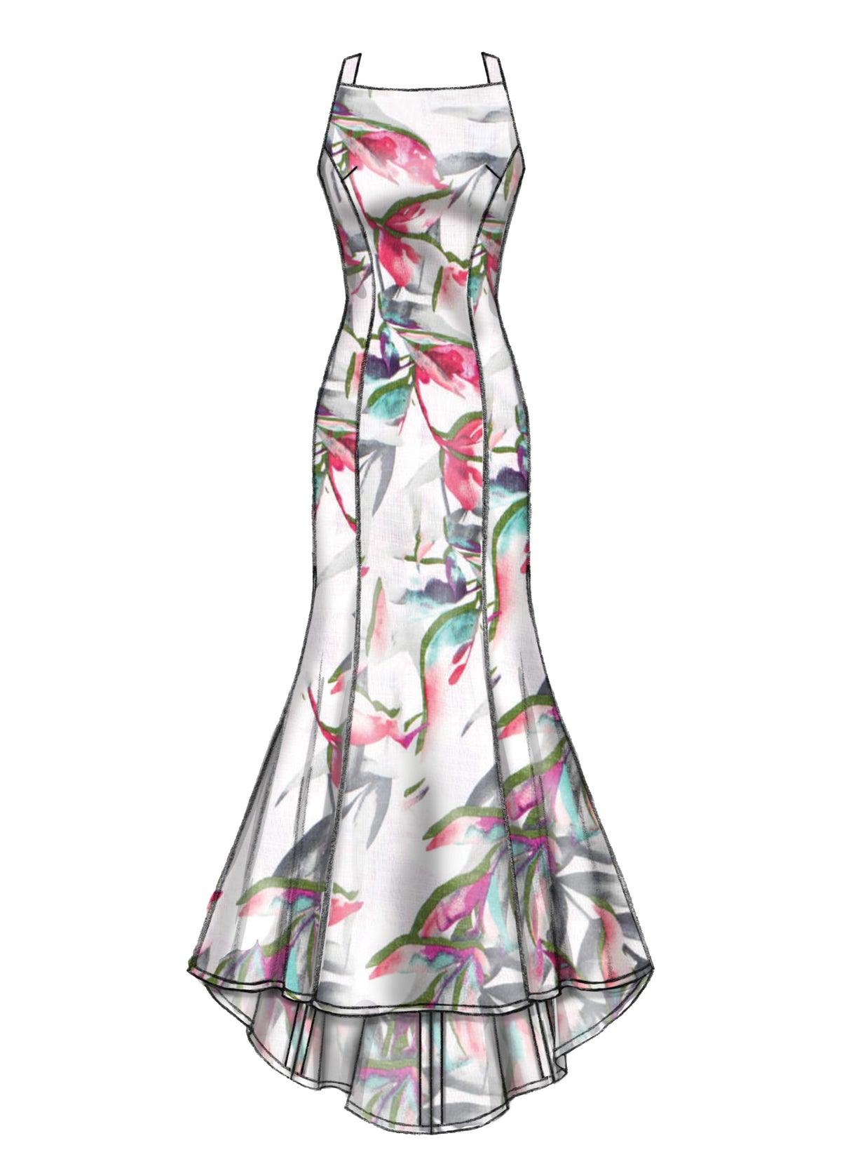 Patron McCall's n°7865 - Robe longue pour femme