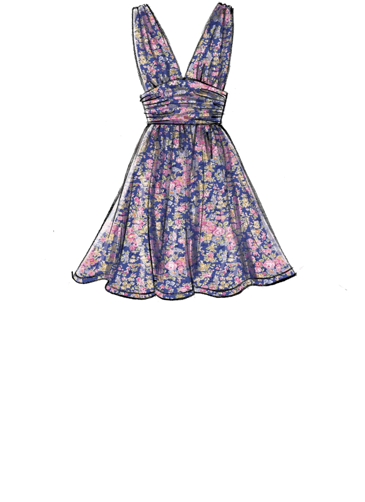 Patron McCall's n°7896 - Robe de soirée pour femme