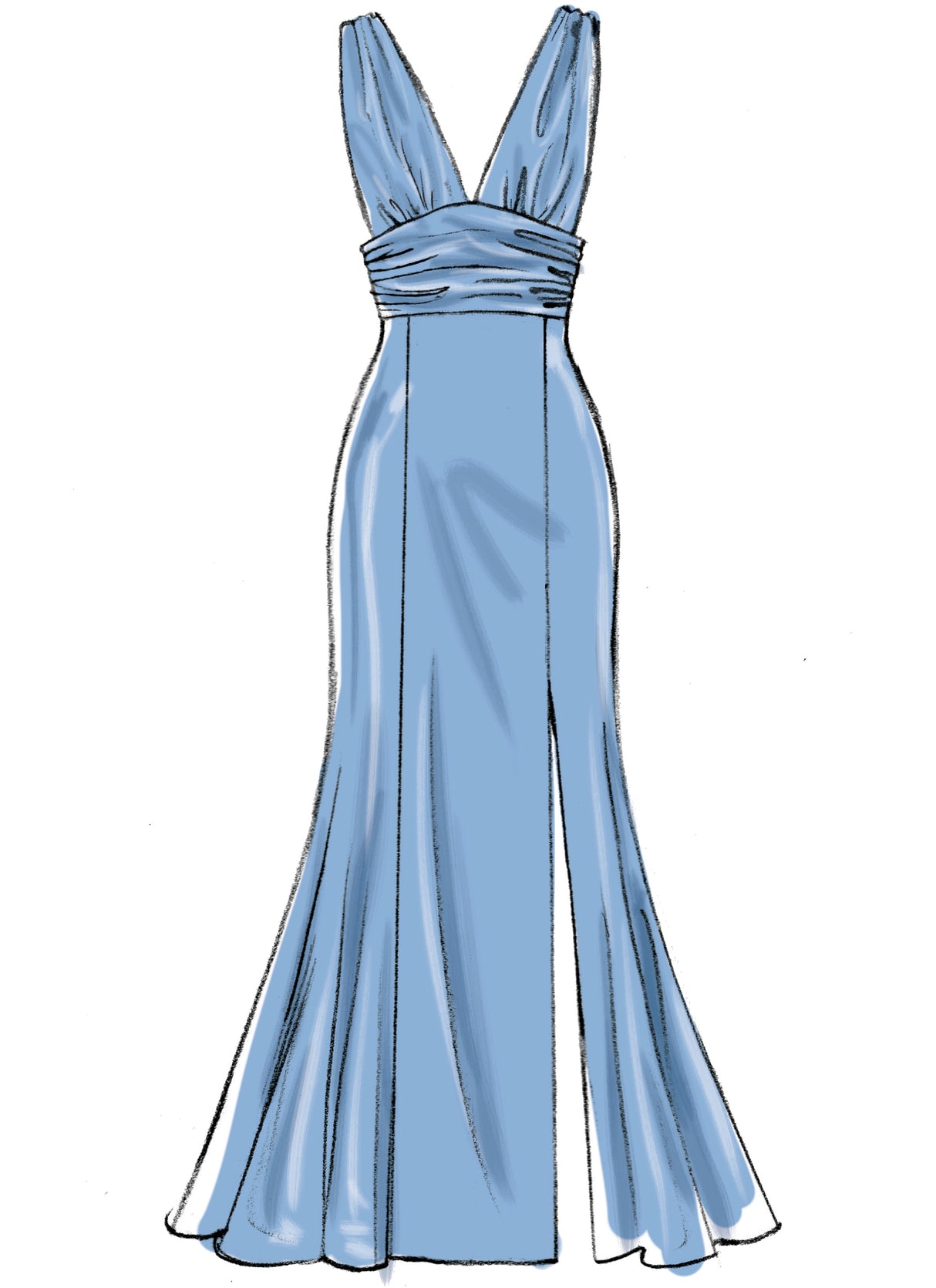 Patron McCall's n°7896 - Robe de soirée pour femme