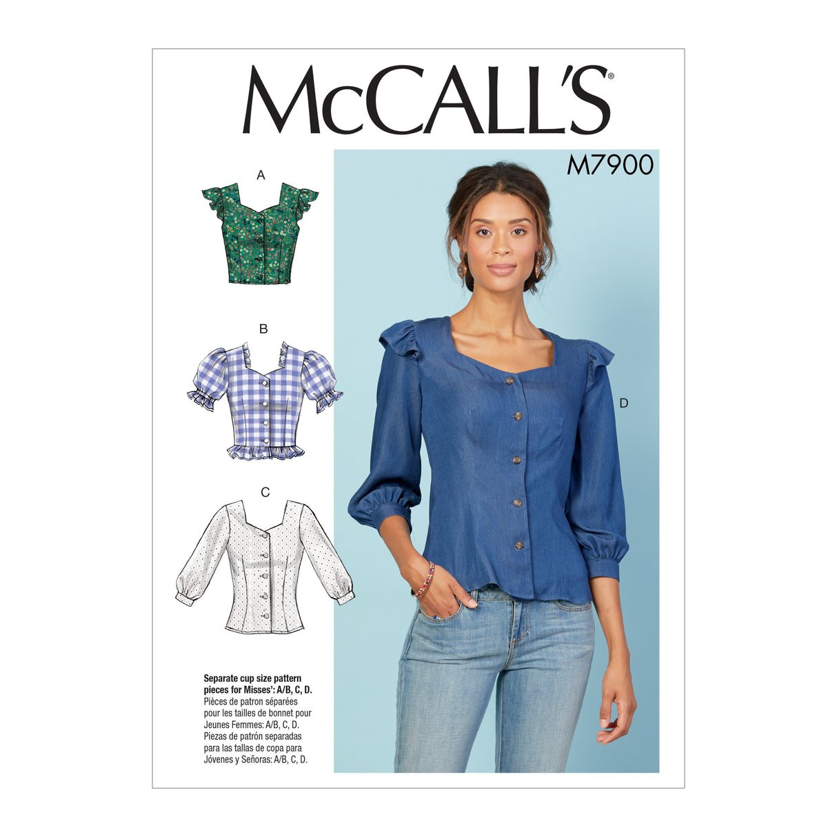 Patron McCall's n°7900 - Hauts ajustés pour femme