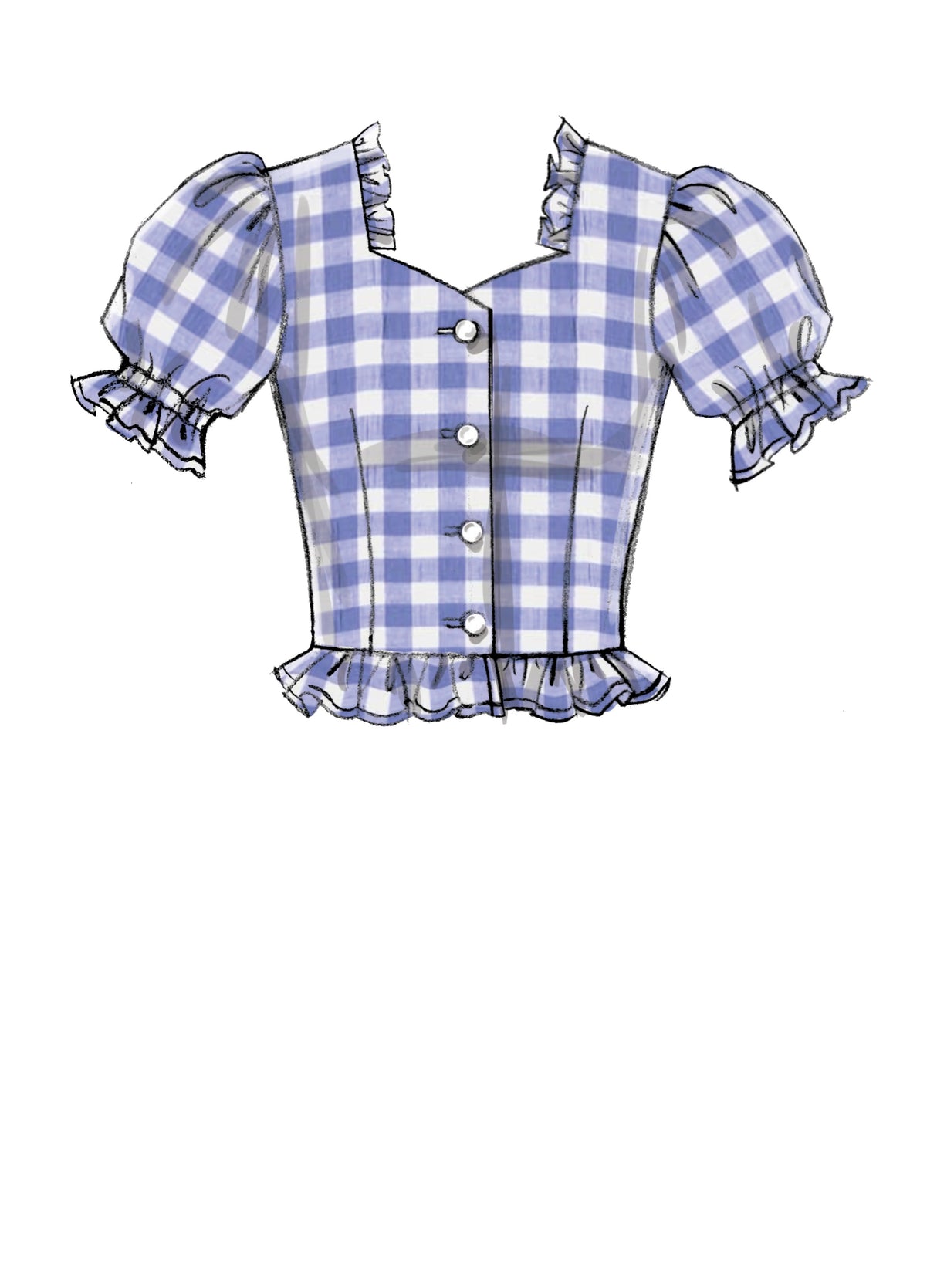 Patron McCall's n°7900 - Hauts ajustés pour femme