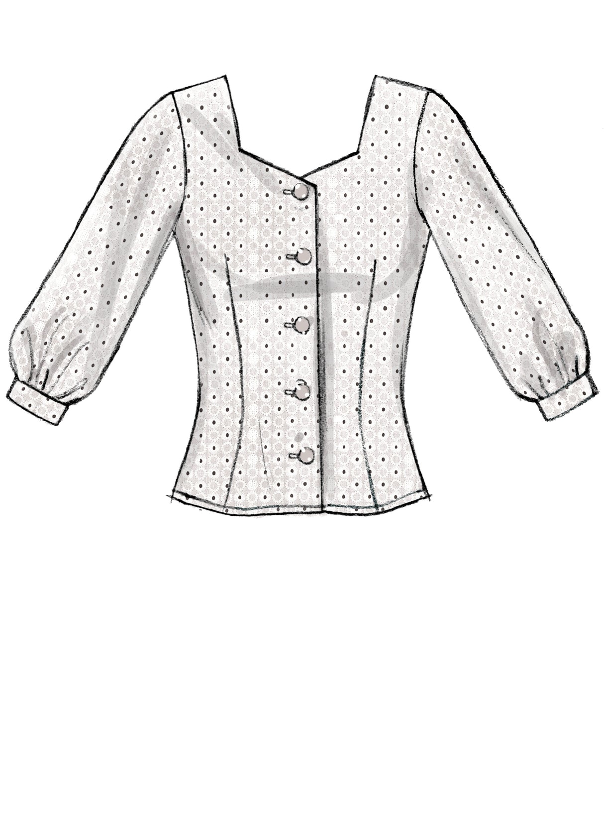 Patron McCall's n°7900 - Hauts ajustés pour femme