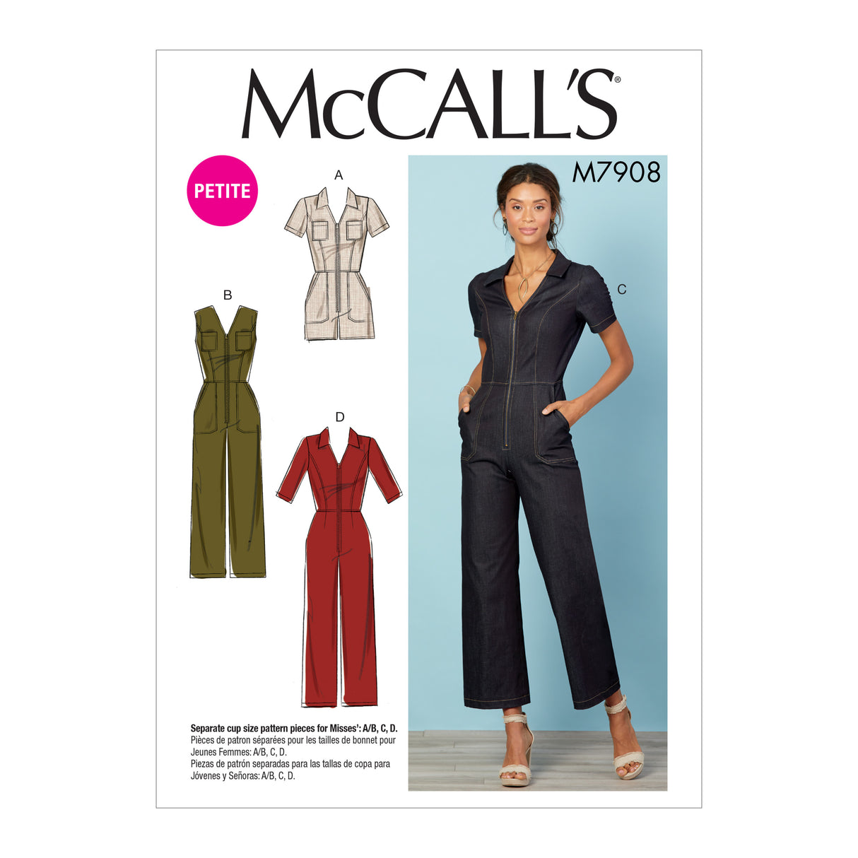 Patron McCall's n°7908 - Combinaison pour femme