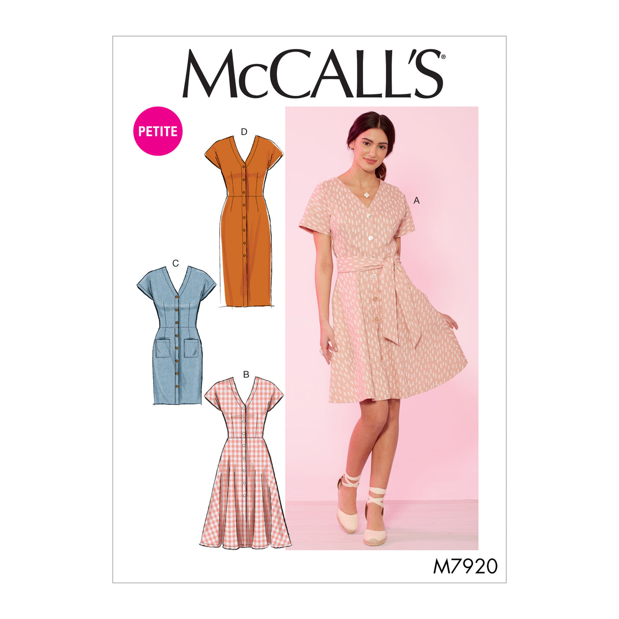 Patron McCall's n°7920 - Robes boutonnées élégantes