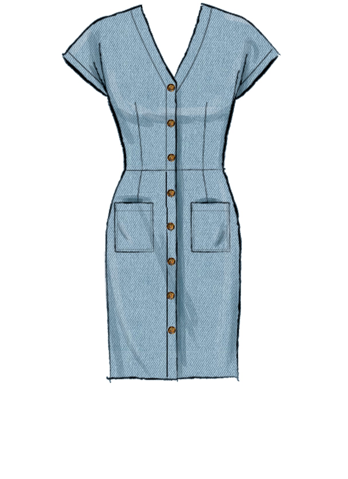 Patron McCall's n°7920 - Robes boutonnées élégantes