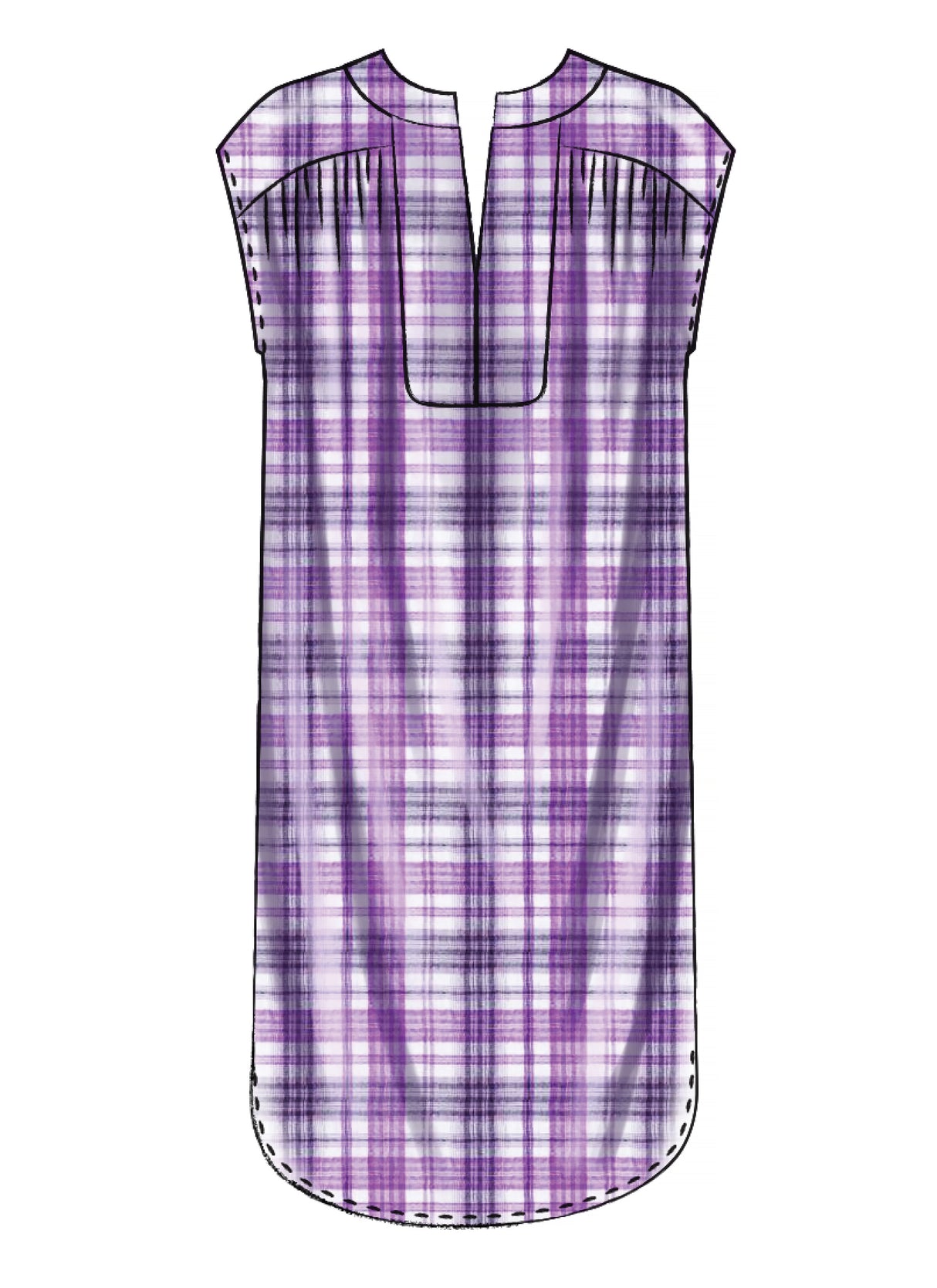 Patron McCall's n°7959 - Hauts, tuniques et robes amples