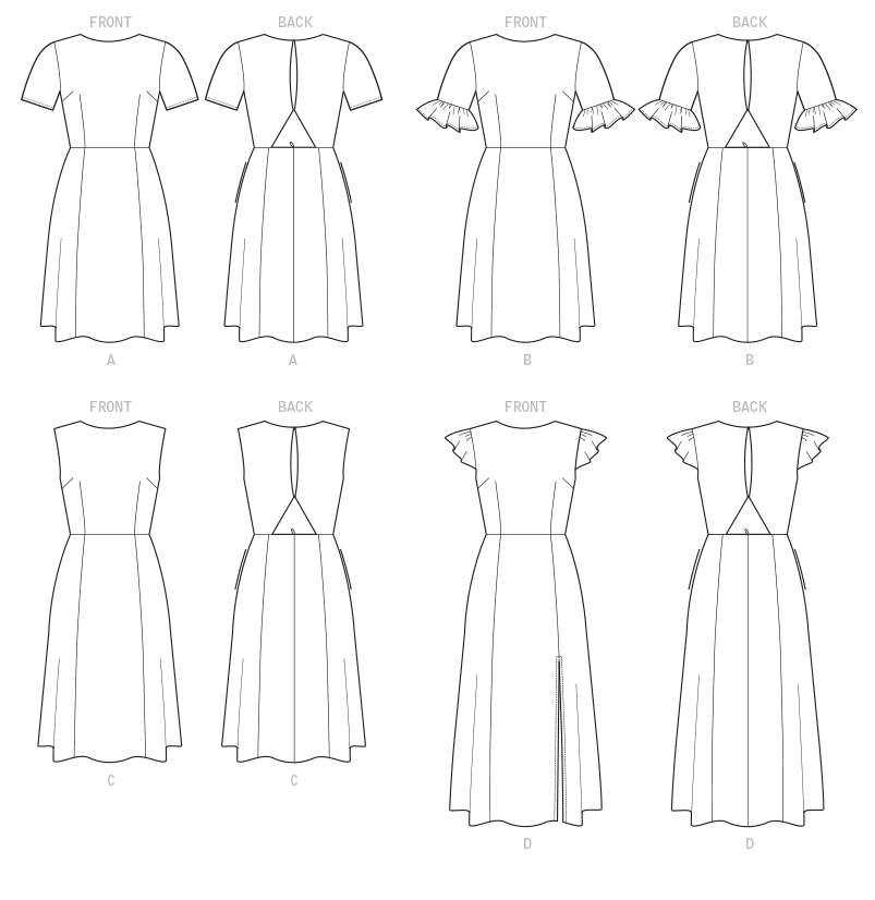 Patron McCall's n°7971 - Robes élégantes