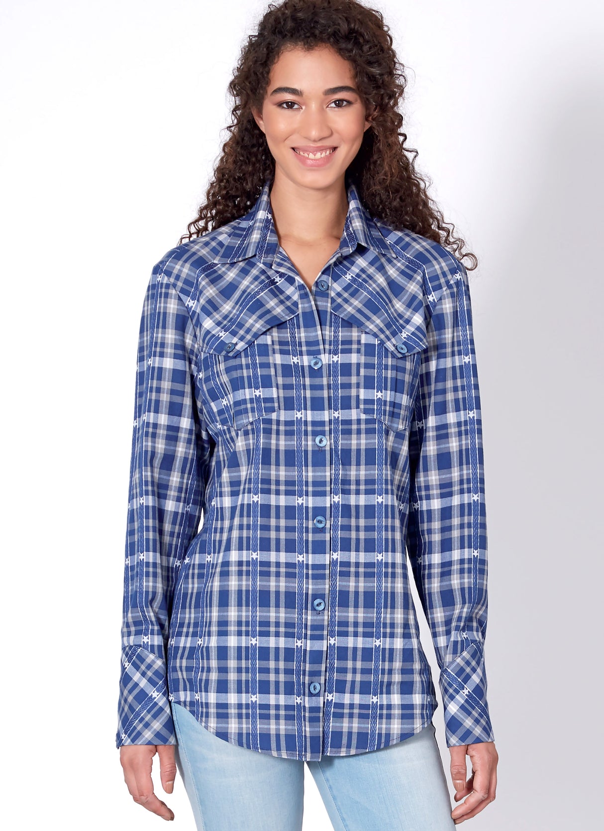 Patron McCall's n°7980 - Chemises semi-ajustées pour homme et femme