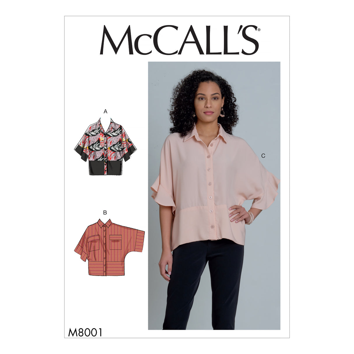 Patron McCall's n°8001 - Chemisier ample et tendance