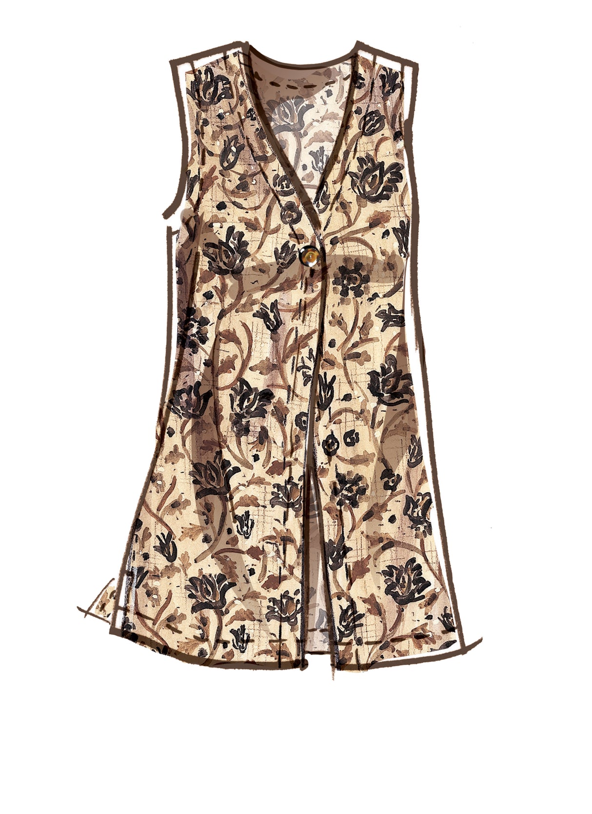 Patron McCall's n°8050 - Gilet sans manches polyvalent