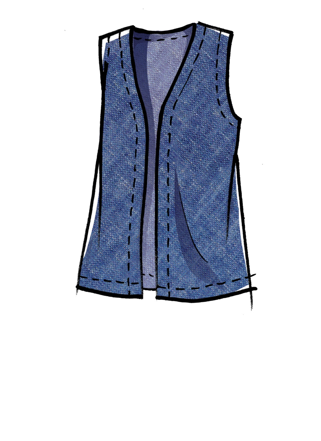 Patron McCall's n°8050 - Gilet sans manches polyvalent