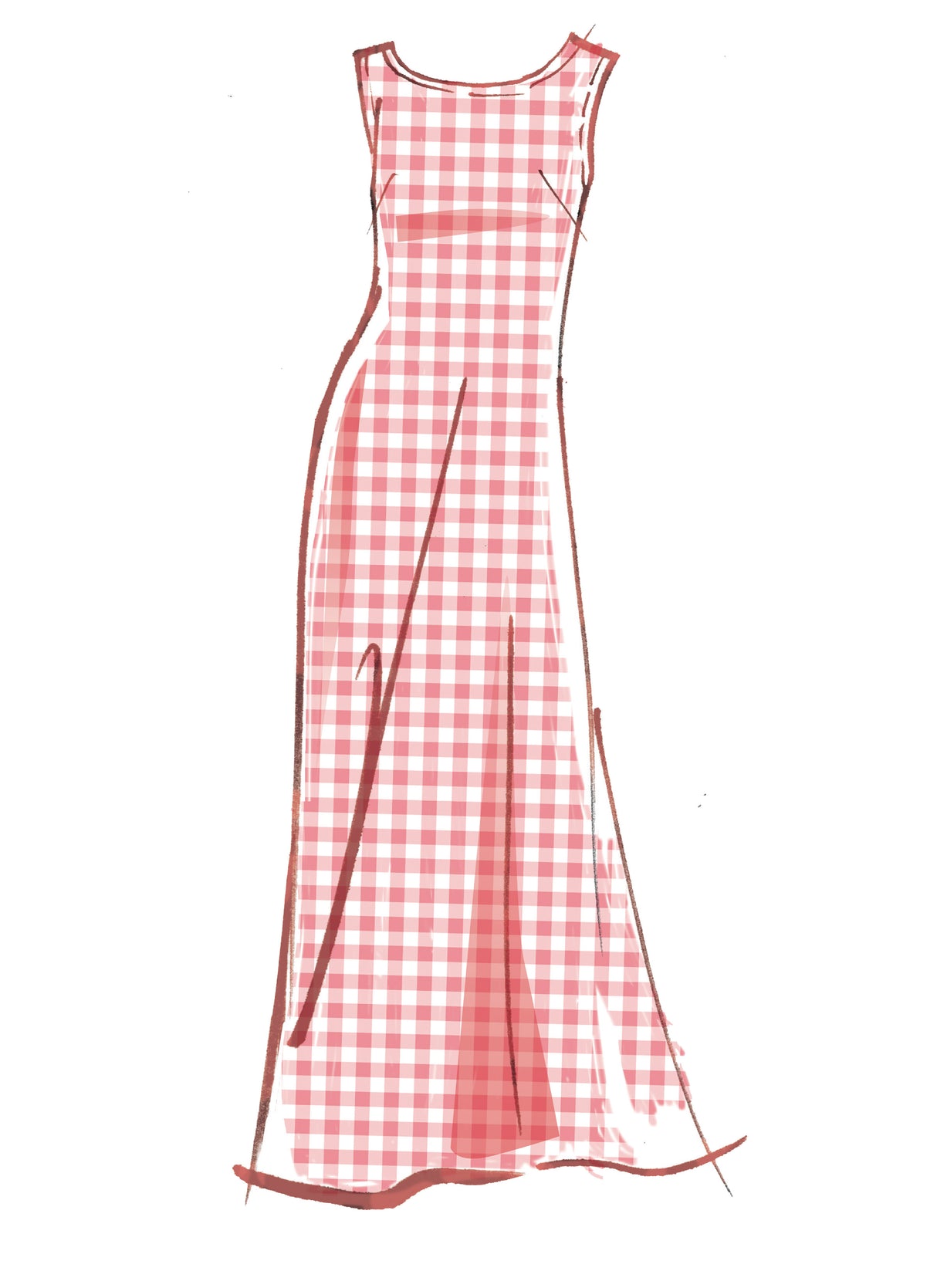 Patron McCall's n°8053 - Robe trapèze à enfiler