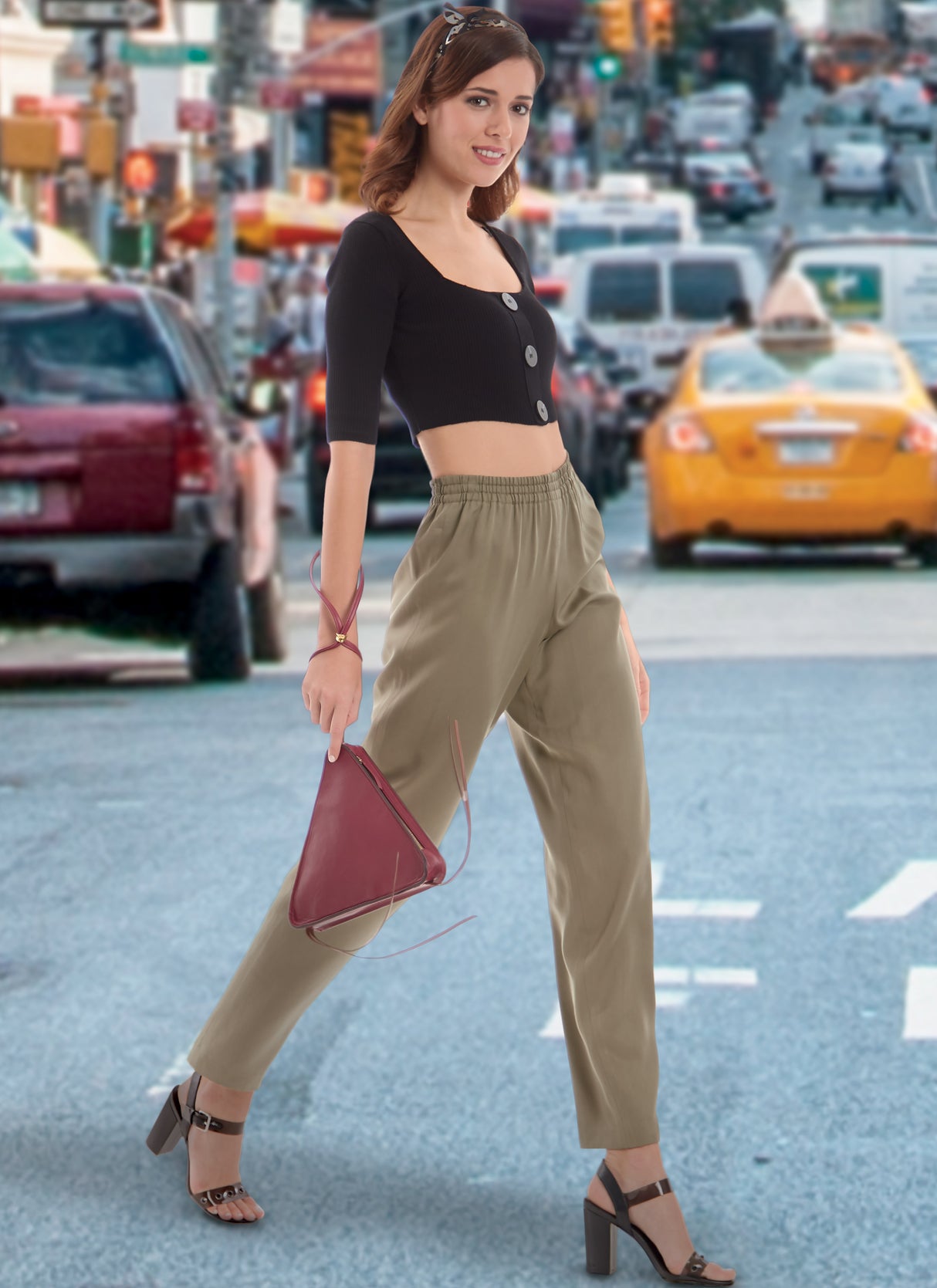 Patron McCall's n°8057 - Pantalons et shorts à taille élastique
