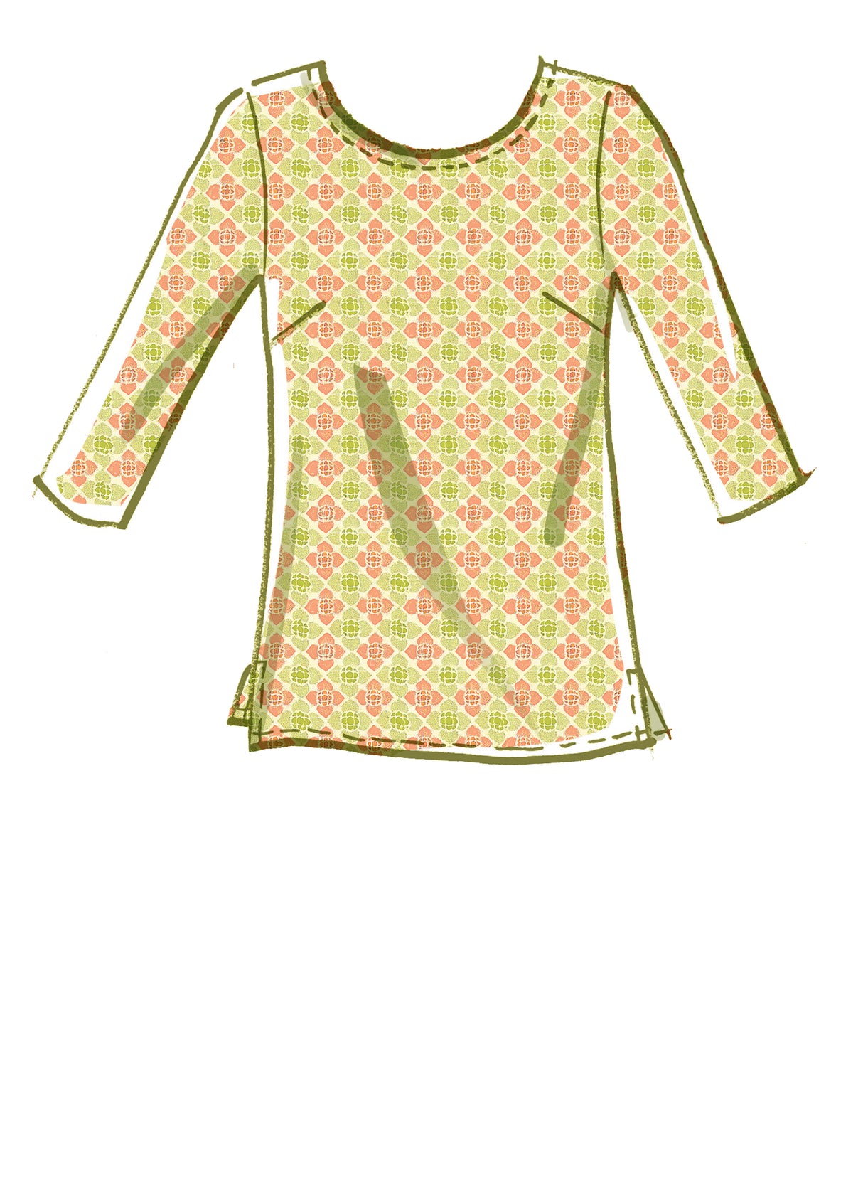 Patron McCall's n°8059 - Hauts et tuniques à enfiler