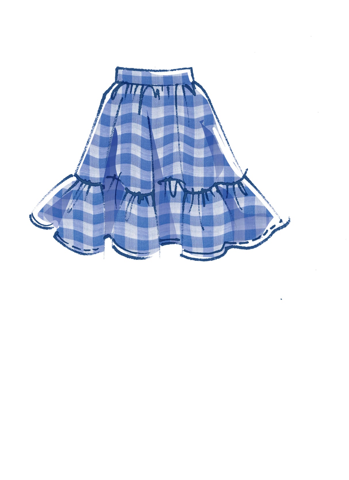 Patron McCall's n°8066 - Jupes froncées à enfiler