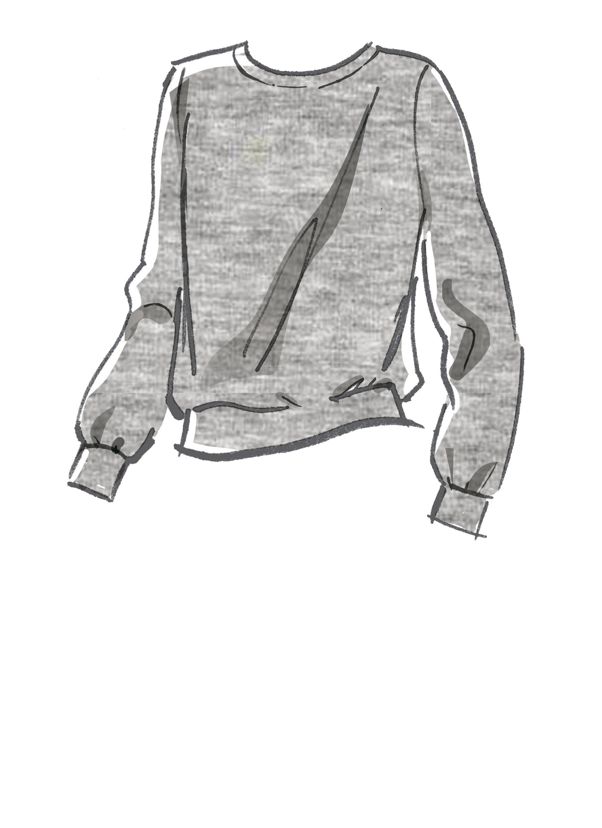 Patron McCall's n°8070 - Sweat unisexe à capuche ou col rond
