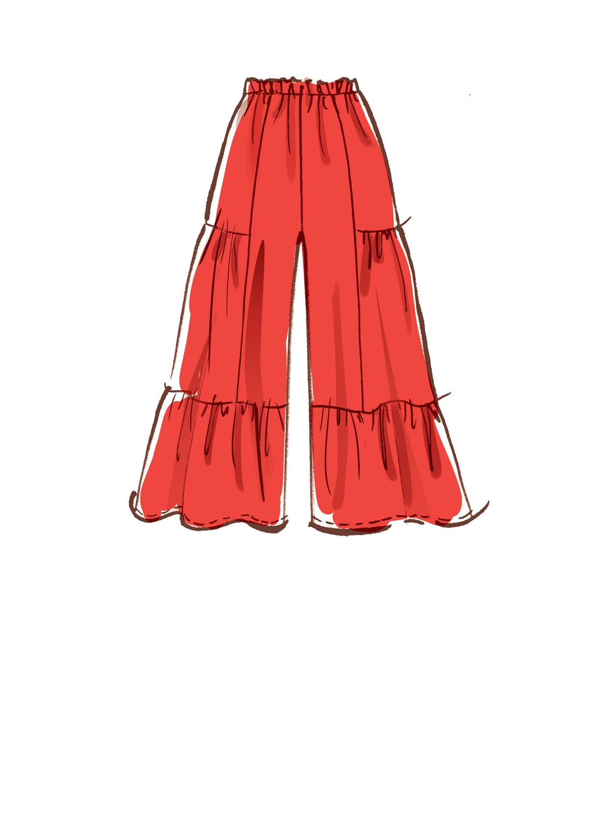 Patron McCall's n°8098 - Pantalon évasé pour femme