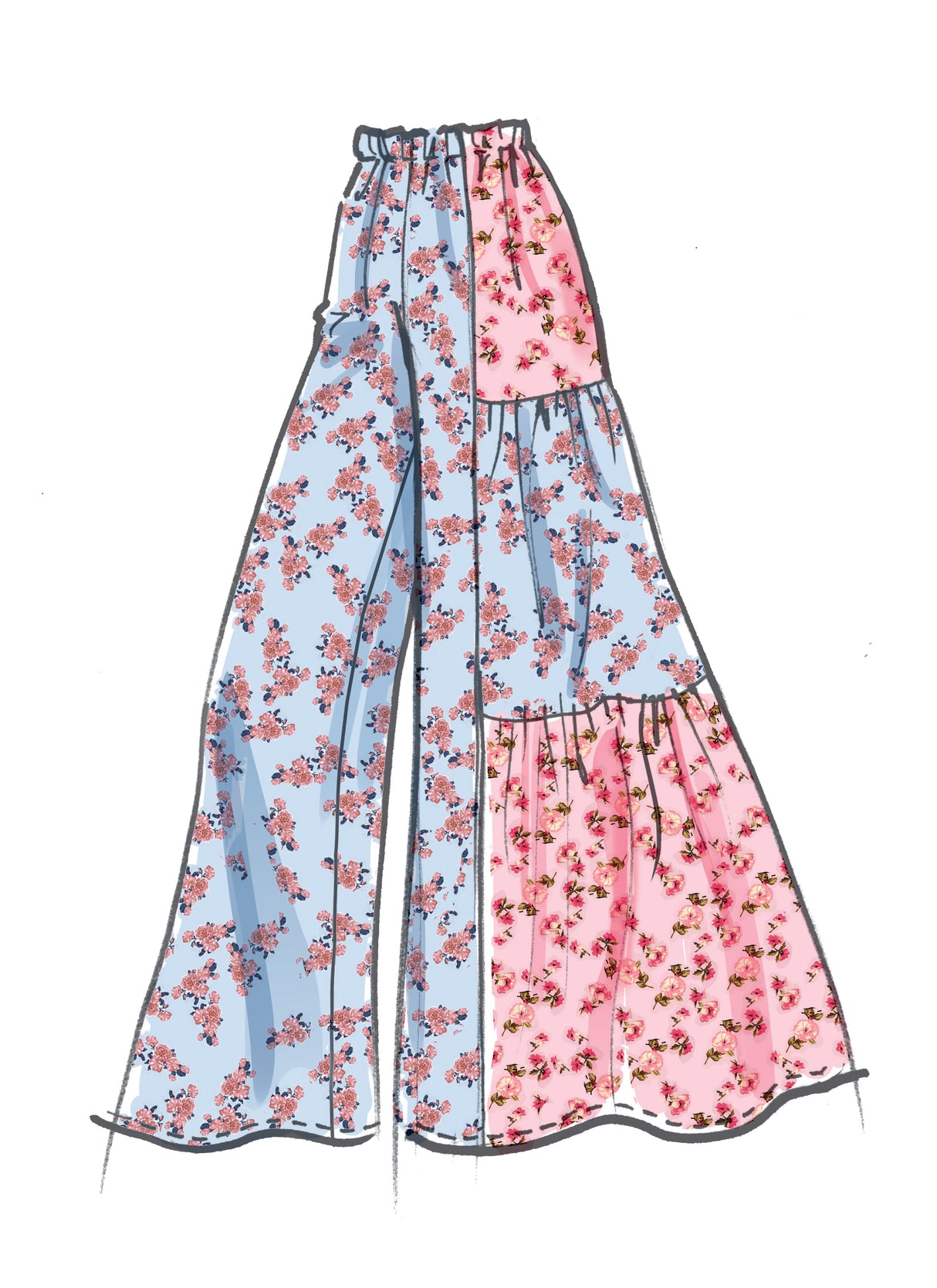 Patron McCall's n°8098 - Pantalon évasé pour femme