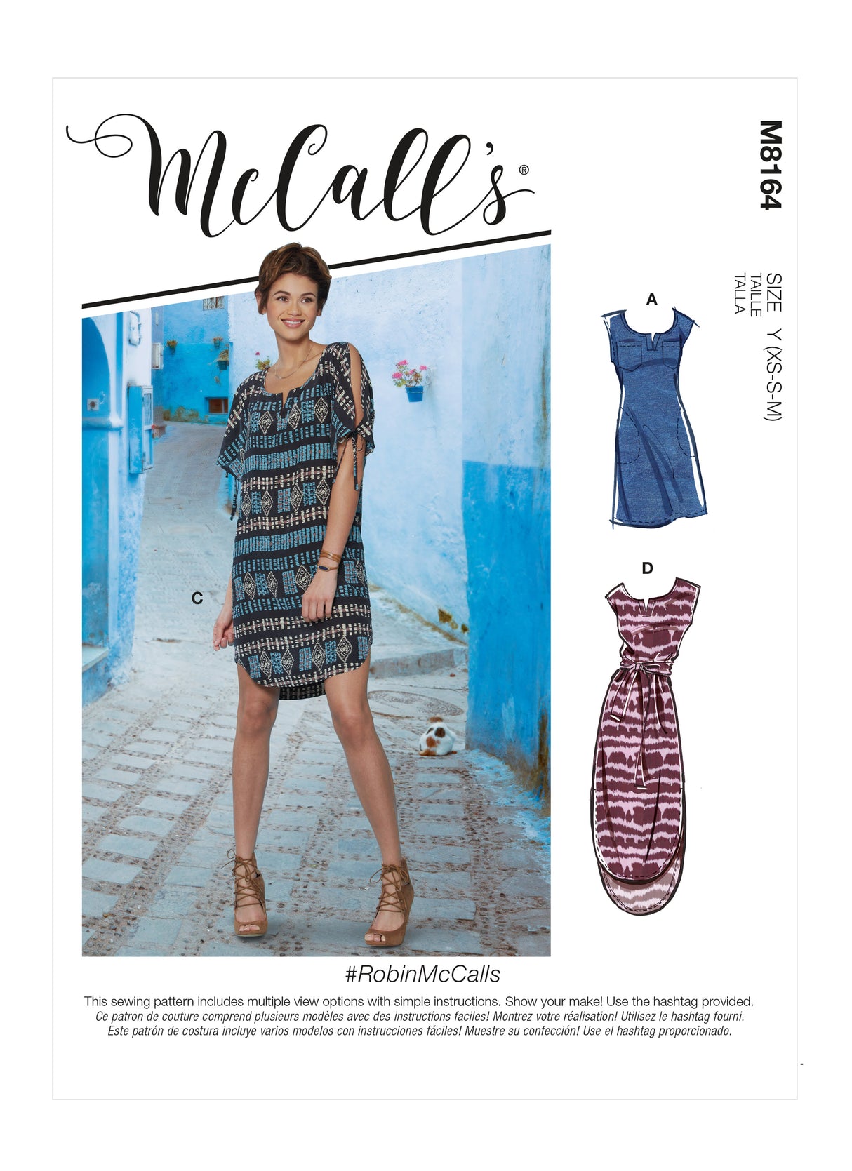 Patron McCall's n°8164 - Robe portefeuille décontractée