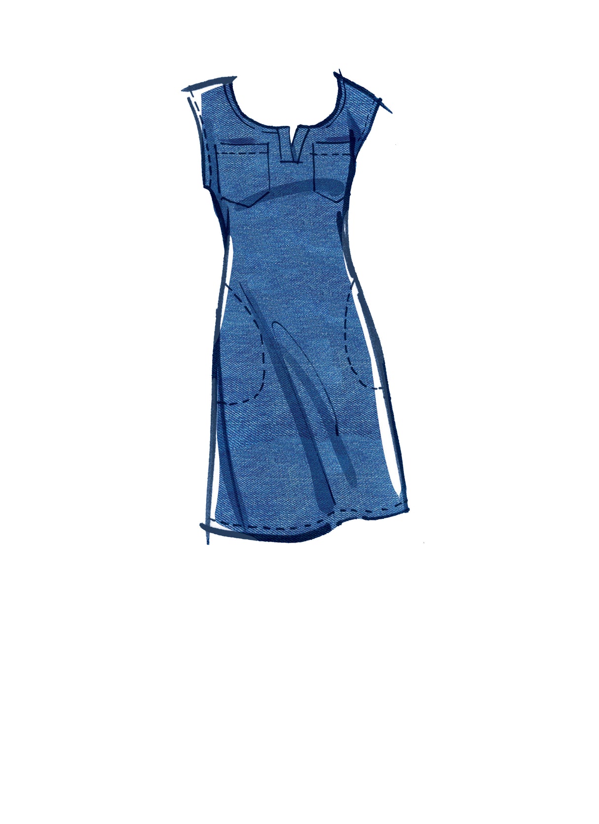 Patron McCall's n°8164 - Robe portefeuille décontractée