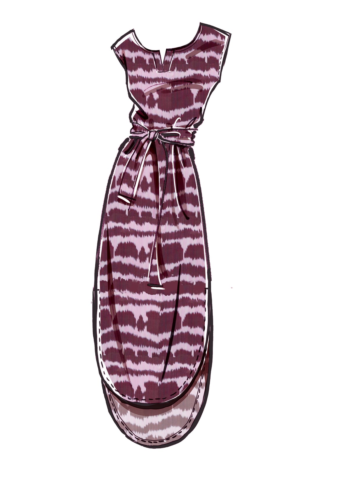 Patron McCall's n°8164 - Robe portefeuille décontractée