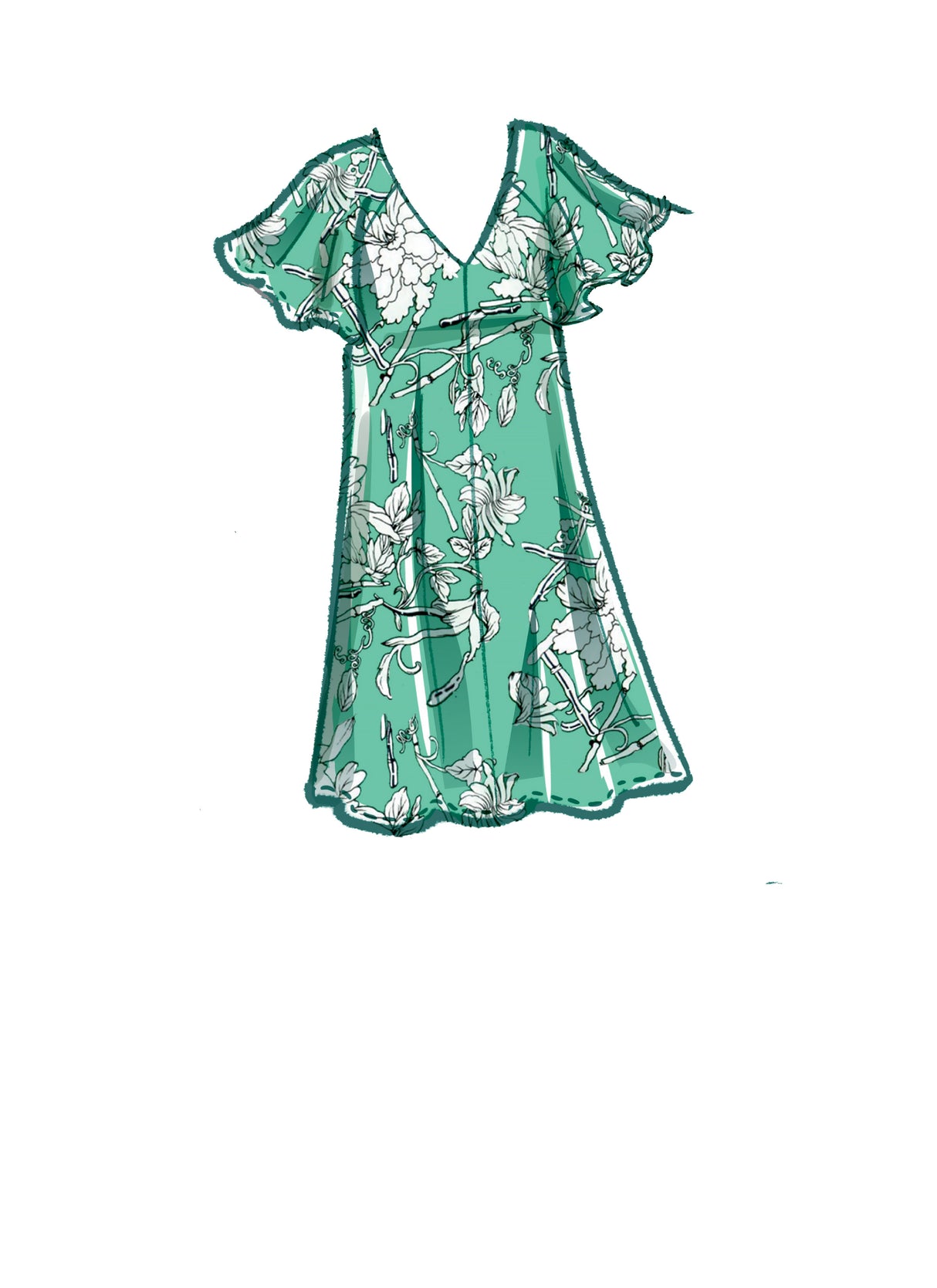 Patron McCall's n°8165 - Robe et combinaison amples avec variations