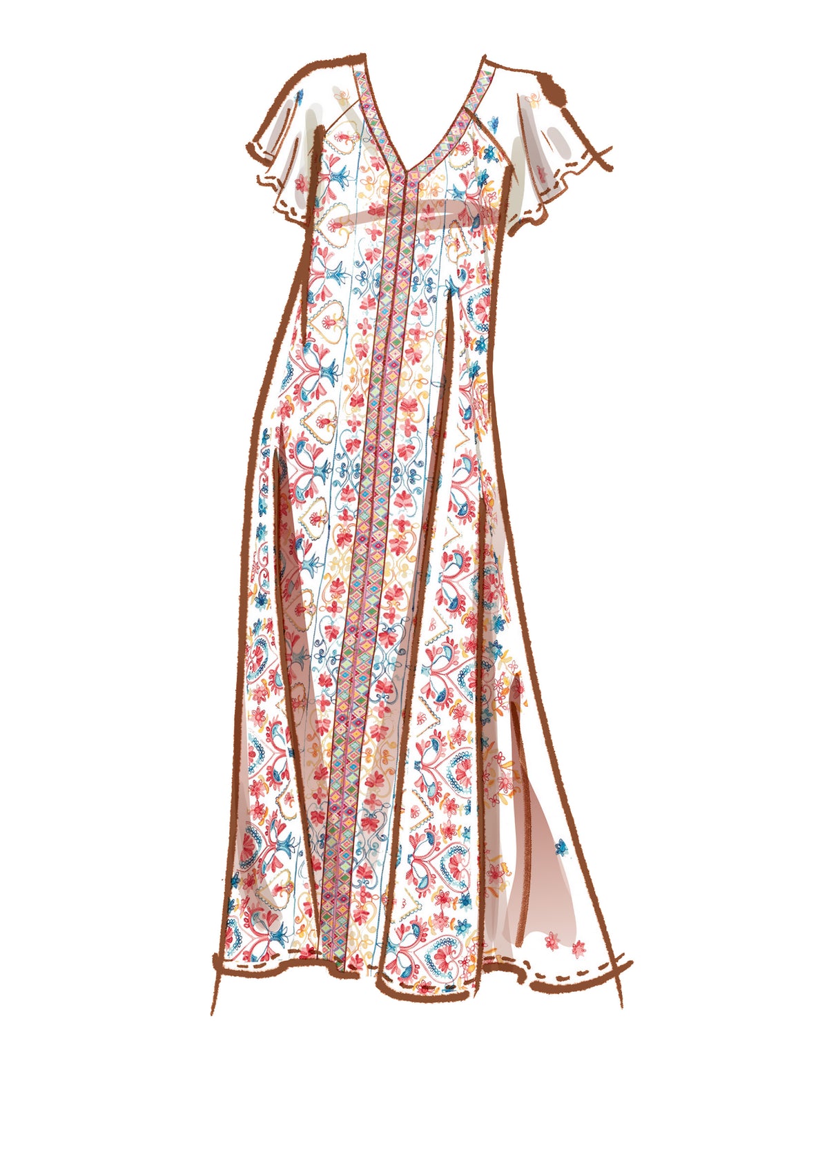 Patron McCall's n°8165 - Robe et combinaison amples avec variations