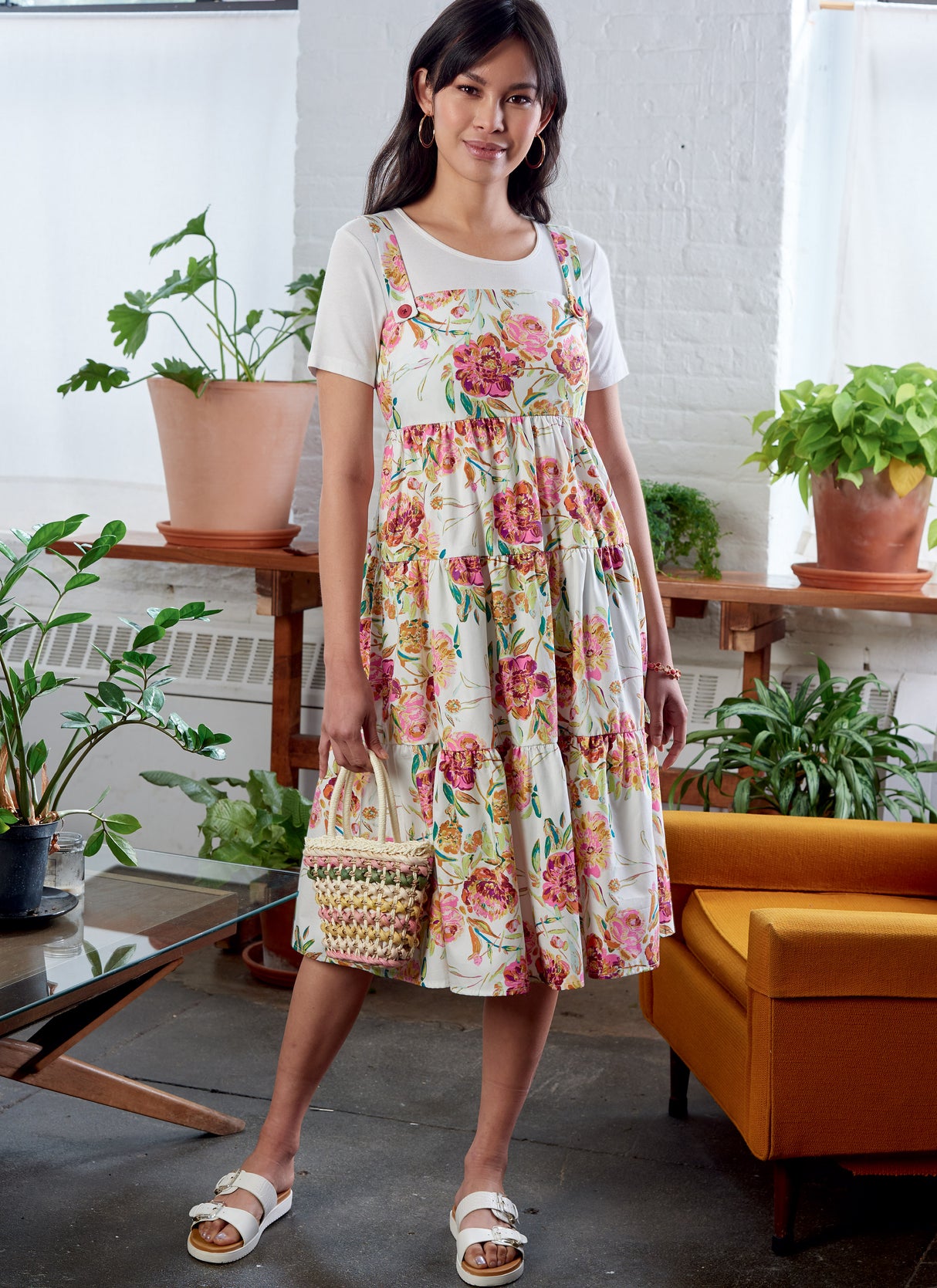 Patron McCall's n°8193 - Robe tablier à volants