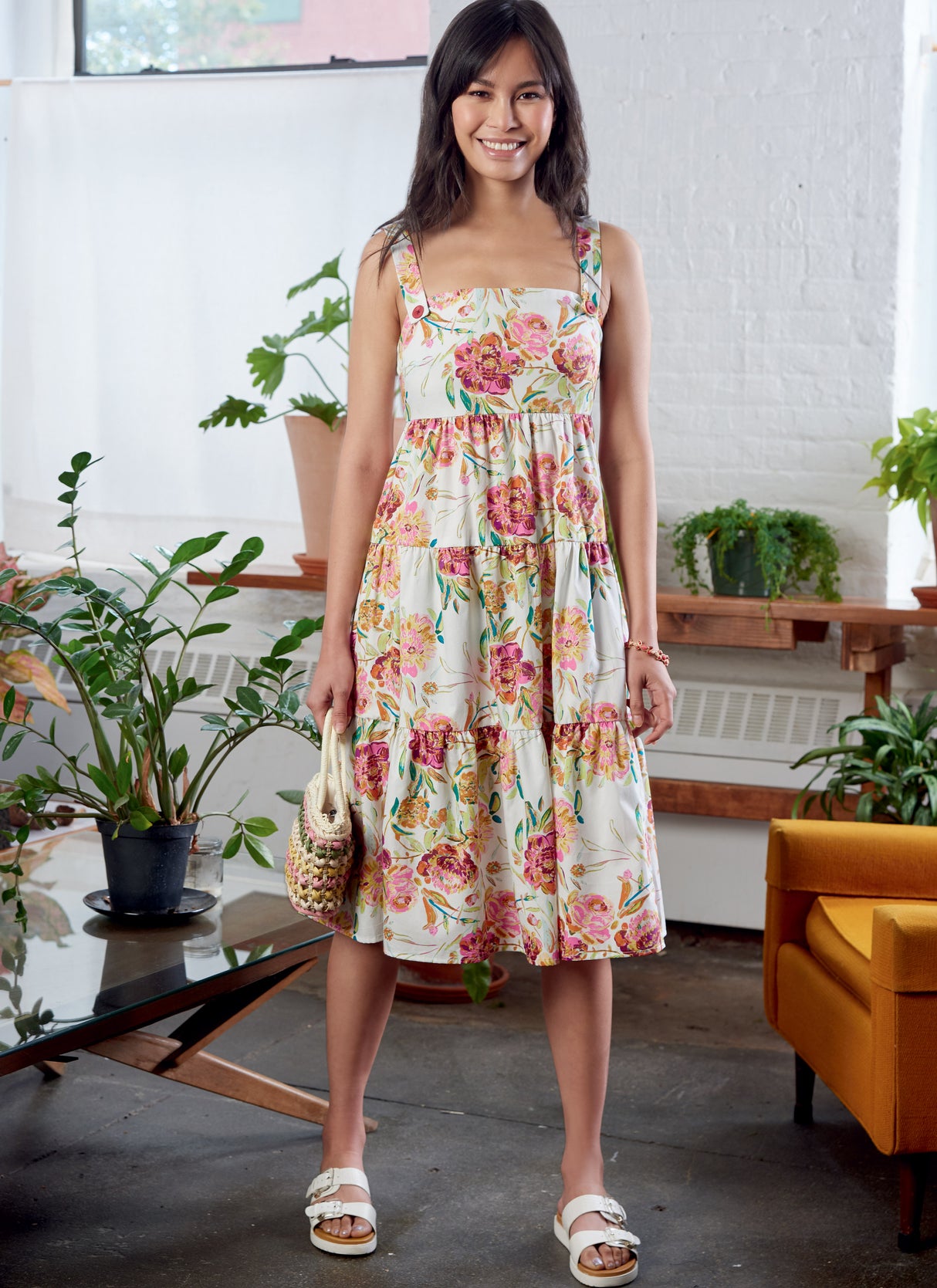 Patron McCall's n°8193 - Robe tablier à volants