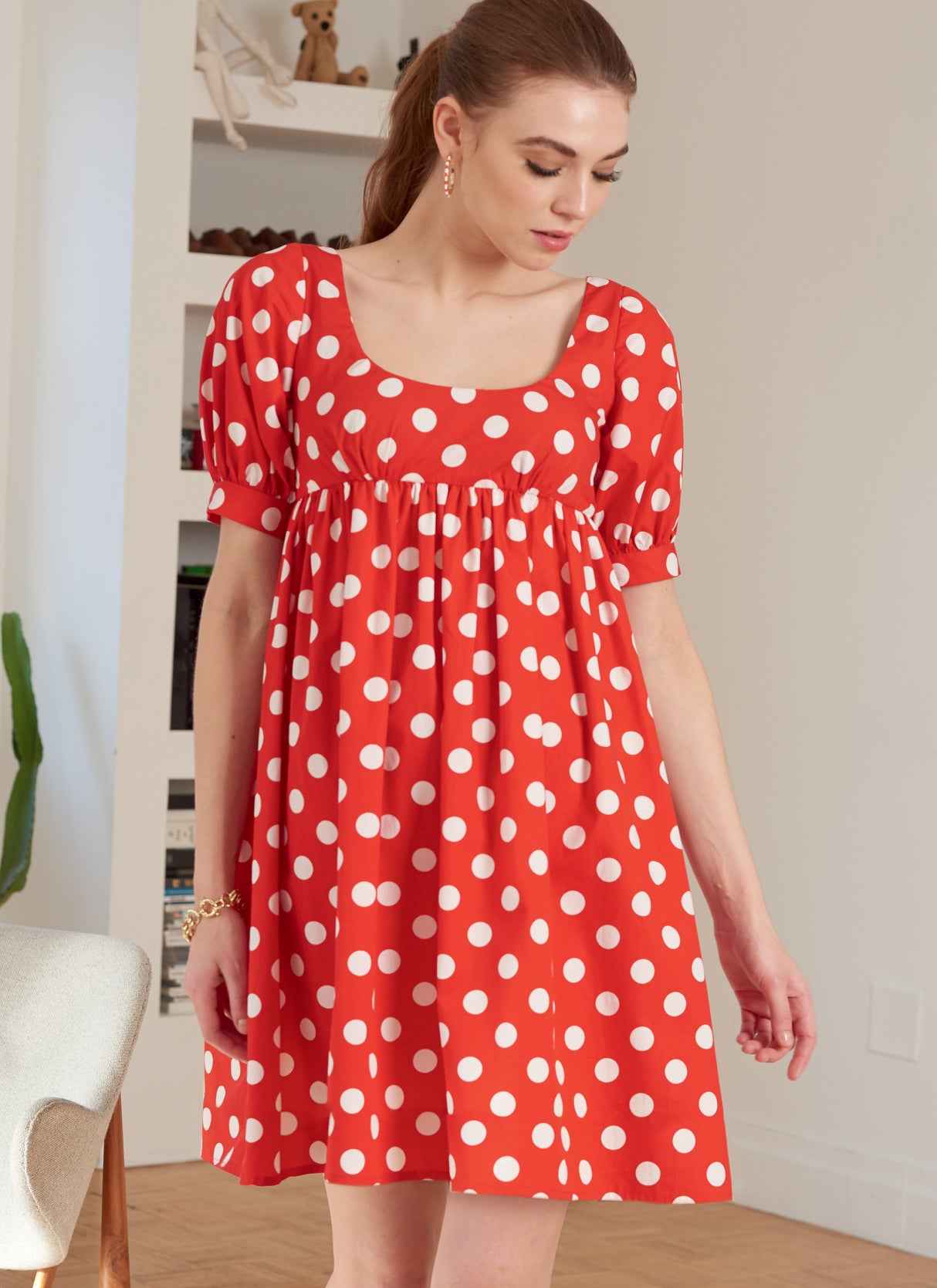 Patron McCall's n°8197 - Robe baby doll avec variations