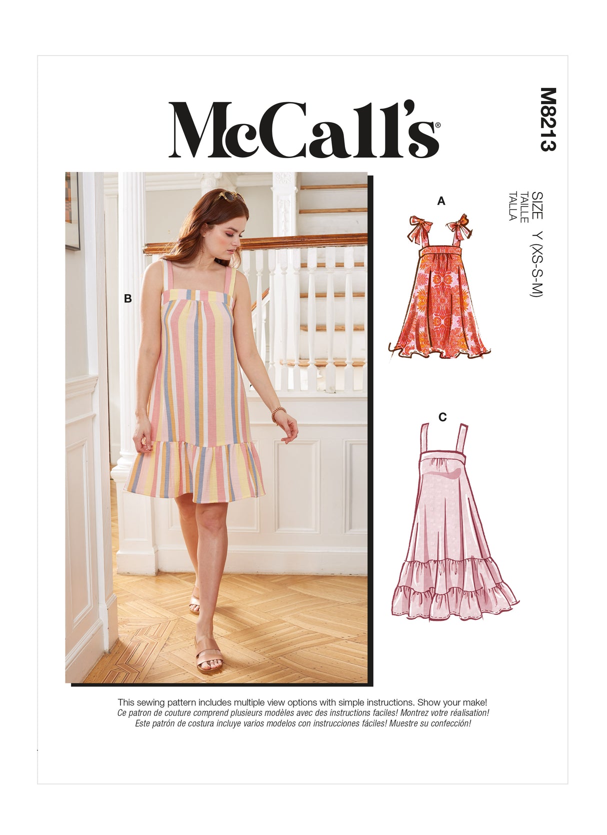 Patron McCall's n°8213 - Robe bain-de-soleil
