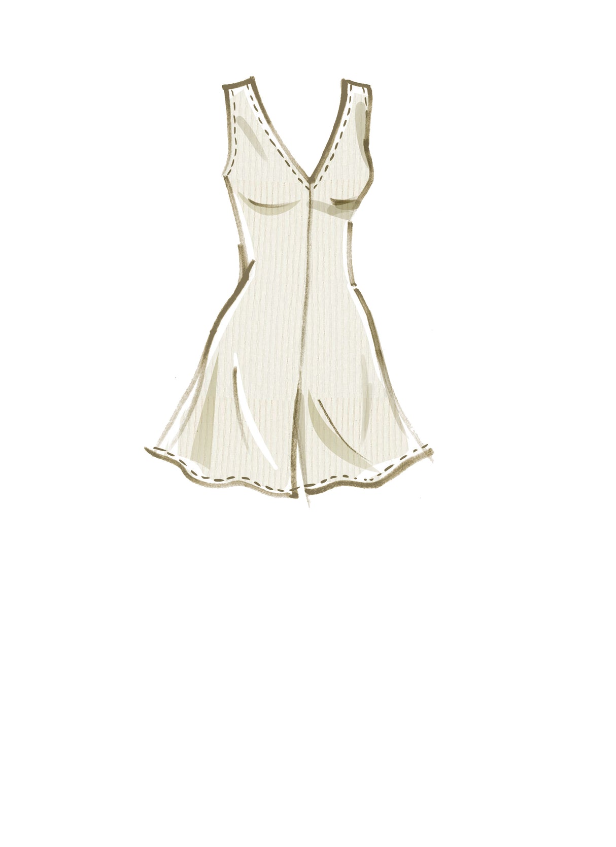 Patron McCall's n°8245 - Barboteuse, combinaison, robe et ceinture pour femmes